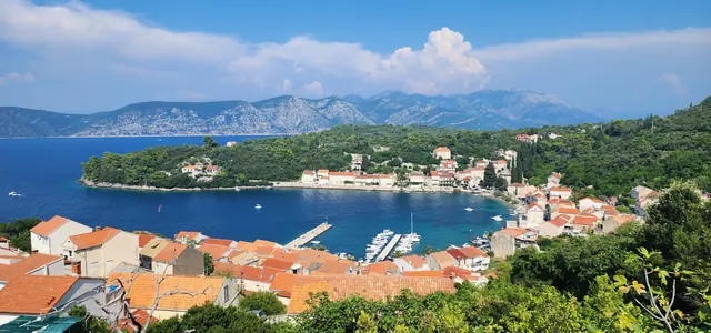 Račišće harbour and village on Korčula island