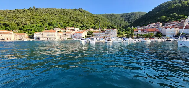 View of Račišće from the water